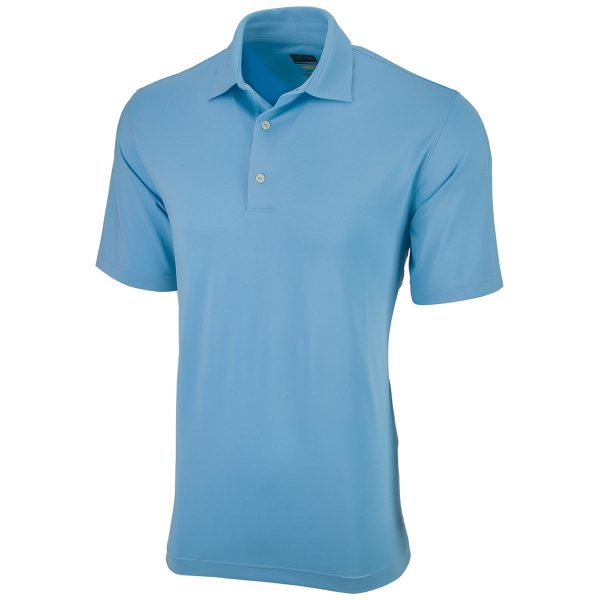 Greg Norman Men s Coastal Blue Freedom Polo For Sale - Image 3