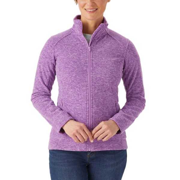 Duluth Women s Thistle Heather Frost Lake Fleece Full Zip Jacket Cheap - Image 2