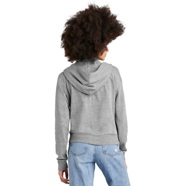 District Women s Grey Frost Perfect Tri Fleece 1 2-Zip Pullover Fashion - Image 4