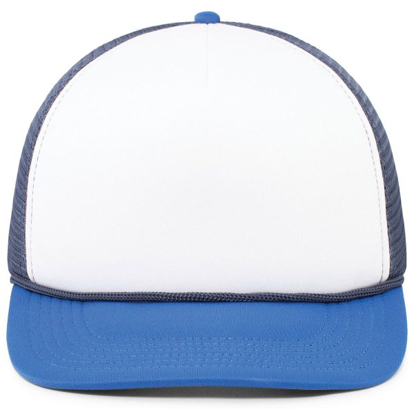 Pacific Headwear White Navy Royal Foamie Fresh Trucker Cap For Discount