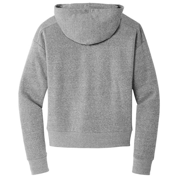 District Women s Grey Frost Perfect Tri Fleece 1 2-Zip Pullover Fashion - Image 2