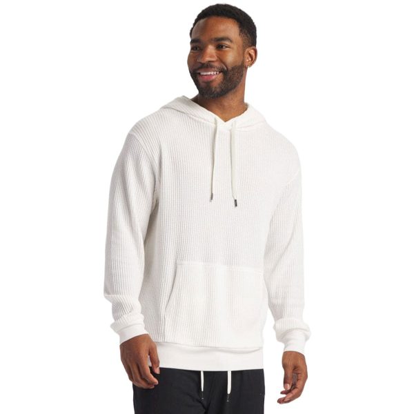 Feat Men s White TreeCell Waffle Hoodie For Discount