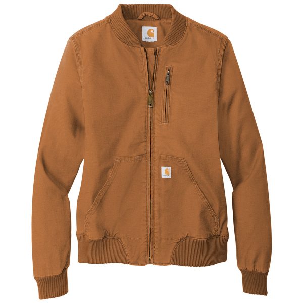 Carhartt Women s Carhartt Brown Rugged Flex Crawford Jacket Supply