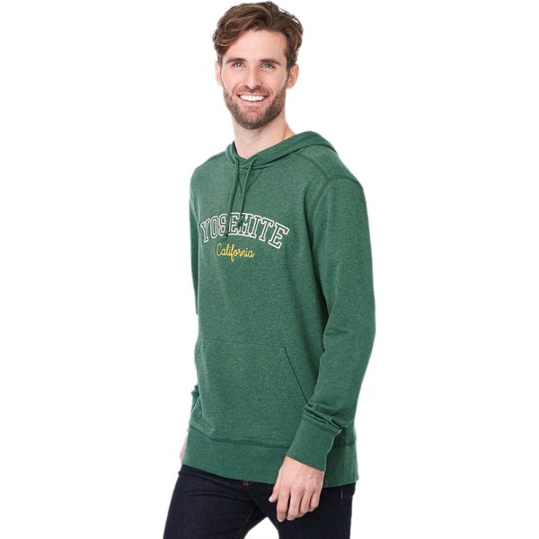 Elevate Men s Juniper Heather Argus Eco Fleece Hoody Hot on Sale - Image 5