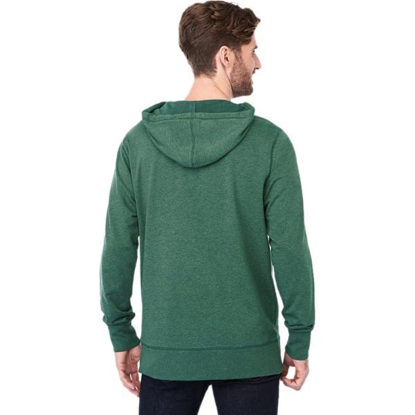 Elevate Men s Juniper Heather Argus Eco Fleece Hoody Hot on Sale - Image 4