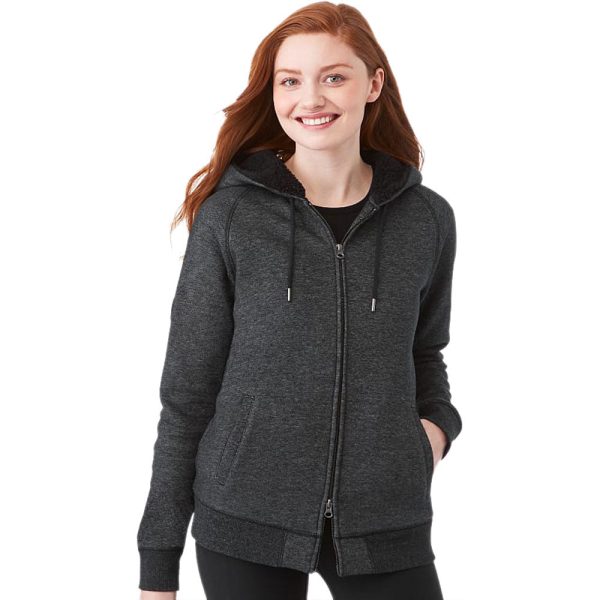 Roots73 Women s Black Mix Copperbay Full Zip Hoody Cheap - Image 4
