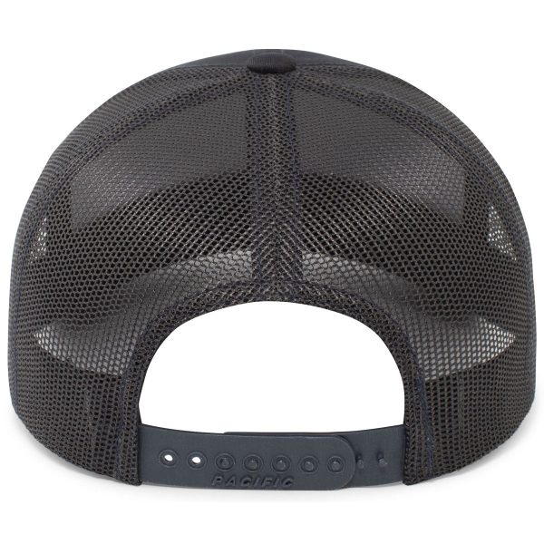 Pacific Headwear Navy Trucker Snapback Braid Cap Online Hot Sale - Image 2
