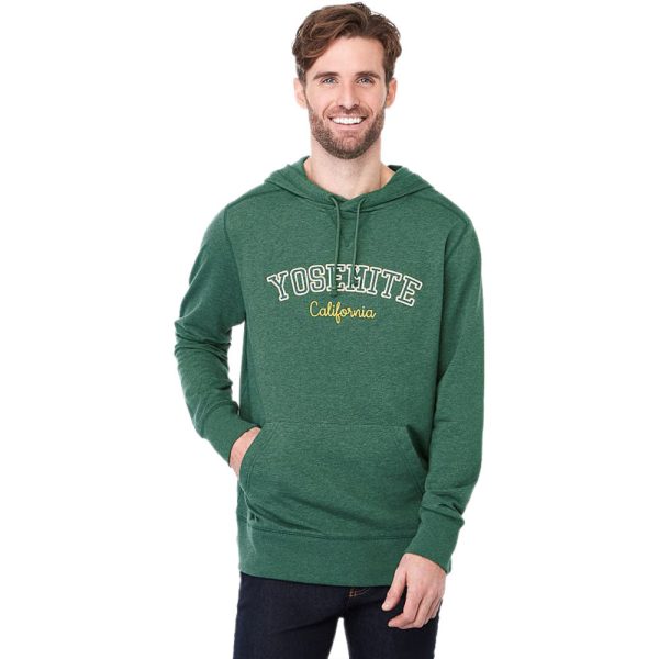 Elevate Men s Juniper Heather Argus Eco Fleece Hoody Hot on Sale - Image 3