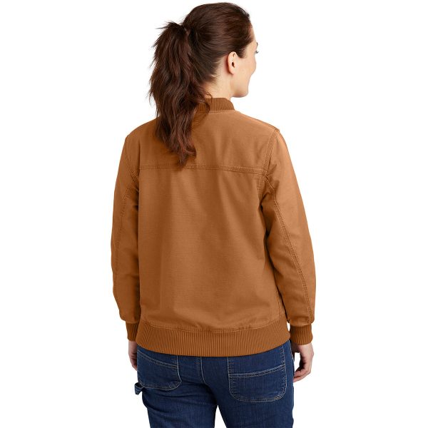 Carhartt Women s Carhartt Brown Rugged Flex Crawford Jacket Supply - Image 4