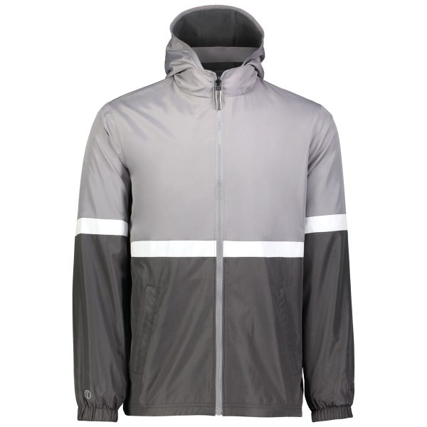 Holloway Men s Athletic Grey Carbon Turnabout Jacket Hot on Sale