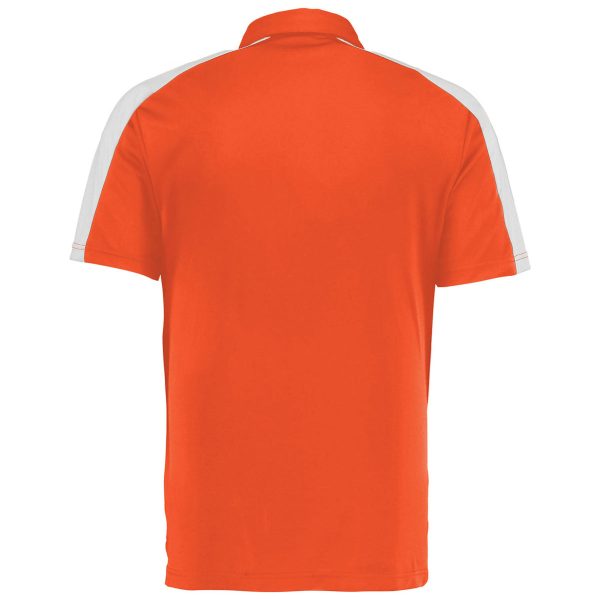 Augusta Sportswear Men s Orange White Bi-Color Vital Polo Online now - Image 2