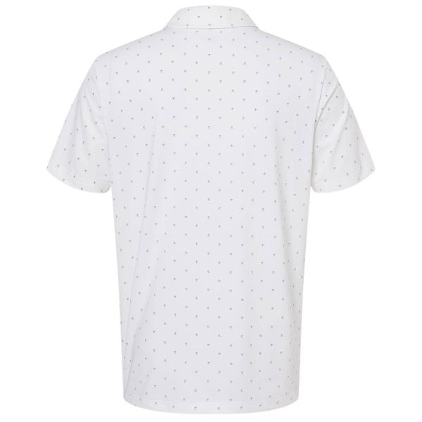 adidas Men s White Grey Three Pine Tree Polo For Cheap - Image 2