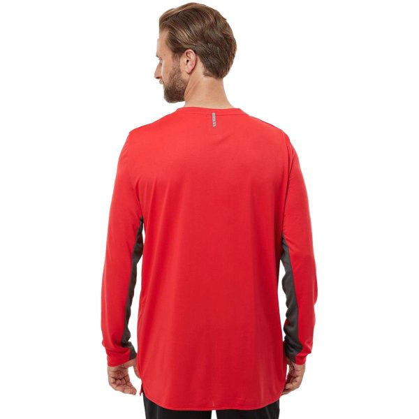 Oakley Men s Team Red Team Issue Hydrolix Long Sleeve T-Shirt Fashion - Image 4