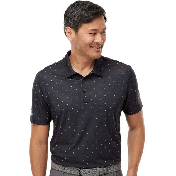 adidas Men s Black Grey Three Pine Tree Polo Online Hot Sale - Image 3