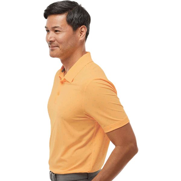 adidas Men s Acid Orange Grey Two Pine Tree Polo Hot on Sale - Image 5