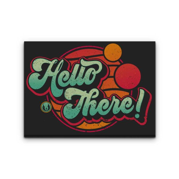 A Bold Greeting - Canvas Print For Sale